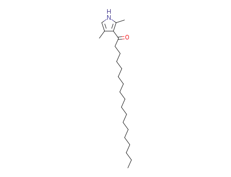 Molecular Structure of 161560-34-5 (1-Octadecanone, 1-(2,4-dimethyl-1H-pyrrol-3-yl)-)