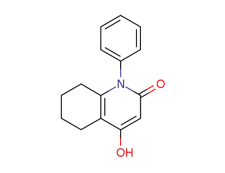 Molecular Structure of 13683-55-1 (4-HYDROXY-1-PHENYL-5,6,7,8-TETRAHYDRO-2(1H)-QUINOLINONE)