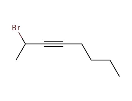 Molecular Structure of 61783-71-9 (3-Octyne, 2-bromo-)