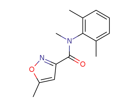 Molecular Structure of 130403-01-9 (N-(2,6-dimethylphenyl)-N,5-dimethylisoxazole-3-carboxamide)