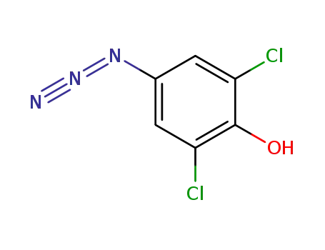 Molecular Structure of 33354-61-9 (4-azido-2,6-dichlorophenol)