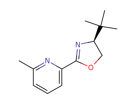 Pyridine,2-[(4S)-4-(1,1-dimethylethyl)-4,5-dihydro-2-oxazolyl]-6-methyl-