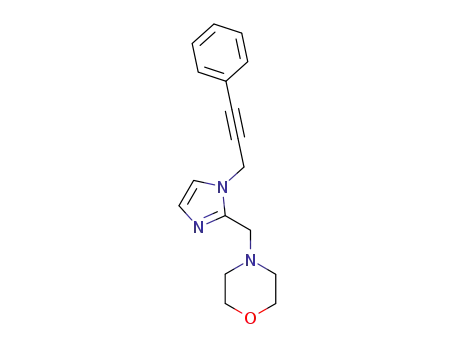 2-Morpholinomethyl-1-(3-phenyl-2-propynyl)-imidazole