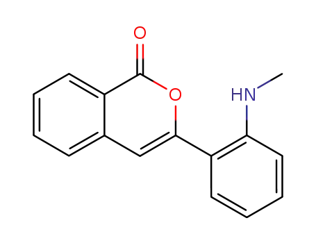 3-(2-(methylamino)phenyl)-1H-isochromen-1-one