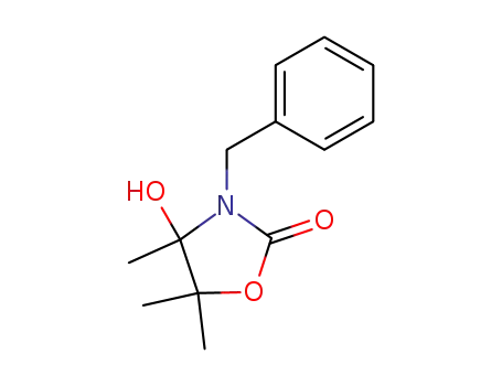 3-benzyl-4-hydroxy-4,5,5-trimethyl-2-oxazolidinone
