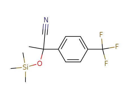 2-(4-Trifluoromethyl-phenyl)-2-trimethylsilanyloxy-propionitrile