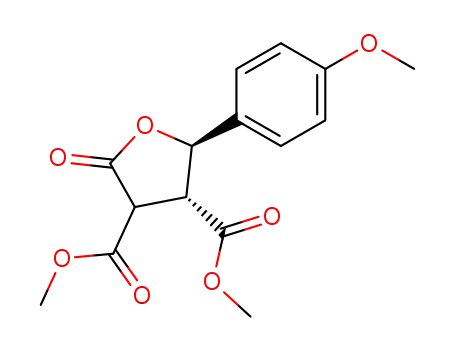dihydro-5-(4-methoxyphenyl)-3,4-di(carboxymethyl)-2(3H)-furanone