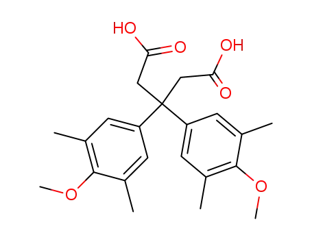 Pentanedioic acid, 3,3-bis(4-methoxy-3,5-dimethylphenyl)-