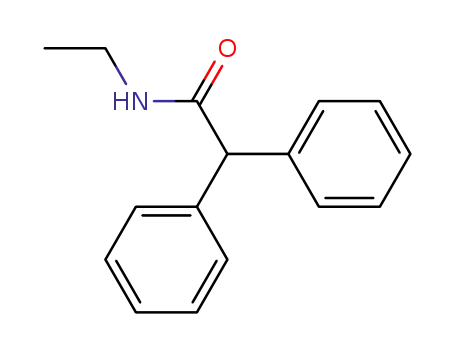 Molecular Structure of 6159-08-6 (N-ethyl-2,2-diphenyl-acetamide)