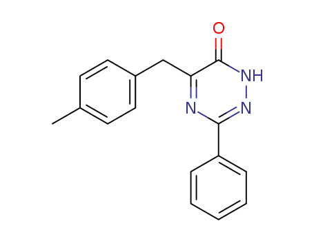 1,2,4-TRIAZIN-6(1H)-ONE,5-[(4-METHYLPHENYL)METHYL]-3-PHENYL-CAS