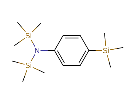 Molecular Structure of 7522-28-3 (4-trimethylsilyl-N,N-bis(trimethylsilyl)aniline)