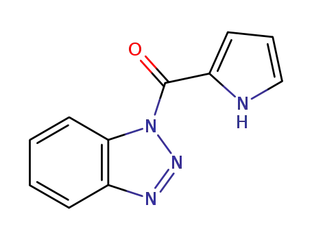 Molecular Structure of 144223-32-5 (1-(2-PYRROLECARBONYL)BENZOTRIAZOLE  97)