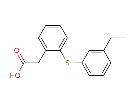 <2-(3-Ethylphenylthio)phenyl>acetic Acid