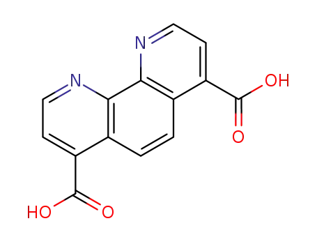 Molecular Structure of 31301-31-2 (1,10-Phenanthroline-4,7-dicarboxylic  acid)