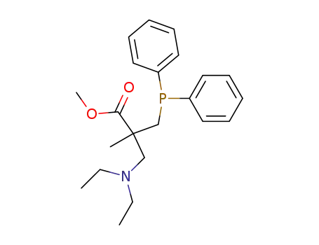 Propanoic acid,
3-(diethylamino)-2-[(diphenylphosphino)methyl]-2-methyl-, methyl ester