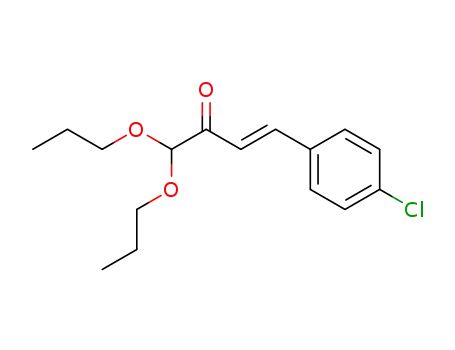 3-Buten-2-one, 4-(4-chlorophenyl)-1,1-dipropoxy-, (3E)-