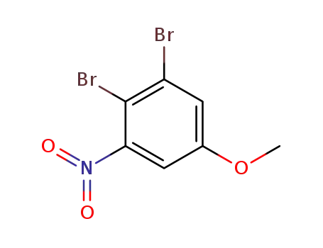 Molecular Structure of 10172-36-8 (Benzene, 1,2-dibromo-5-methoxy-3-nitro-)