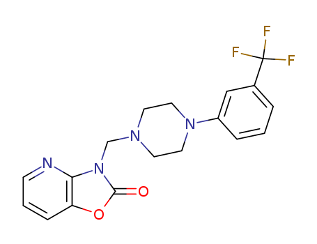 Oxazolo[4,5-b]pyridin-2(3H)-one,3-[[4-[3-(trifluoromethyl)phenyl]-1-piperazinyl]methyl]-