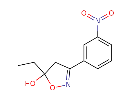 3-(3-nitrophenyl)-5-ethyl-5-hydroxy-2-isoxazoline