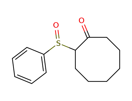 Molecular Structure of 55705-18-5 (Cyclooctanone, 2-(phenylsulfinyl)-)
