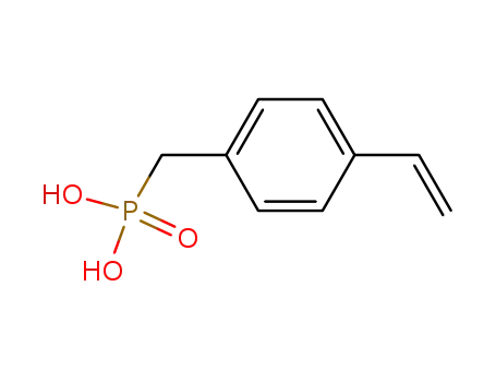 Molecular Structure of 53459-43-1 (Phosphonic acid, [(4-ethenylphenyl)methyl]-)