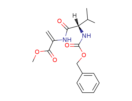 Alanine, 2,3-didehydro-N-[N-[(phenylmethoxy)carbonyl]-L-valyl]-, methyl  ester