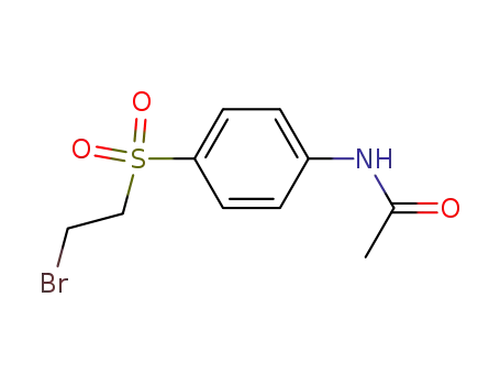 Molecular Structure of 5755-74-8 (N-{4-[(2-bromoethyl)sulfonyl]phenyl}acetamide)