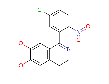 1-(5-Chloro-2-nitrophenyl)-3,4-dihydro-6,7-dimethoxyisoquinoline