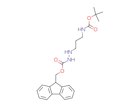 Molecular Structure of 808733-44-0 (FmocNHNH(CH<sub>2</sub>)3NHBoc)