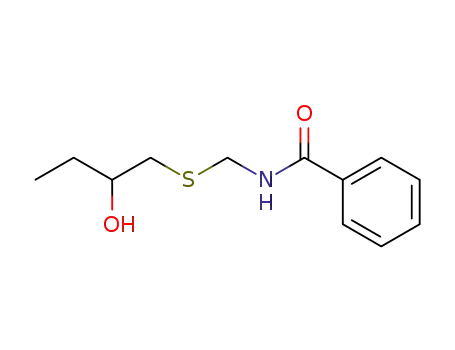Molecular Structure of 96228-47-6 (1-<(benzamidomethyl)thio>-2-butanol)