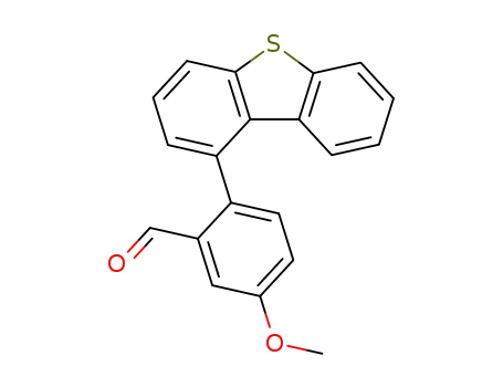 Benzaldehyde, 2-(1-dibenzothienyl)-5-methoxy-