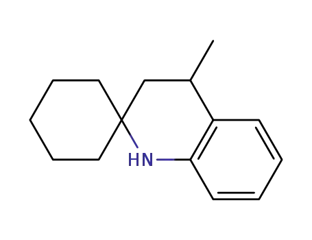 Molecular Structure of 127934-39-8 (4-methyl-1,2,3,4-tetrahydrospiro<quinoline-2-cyclohexane>)