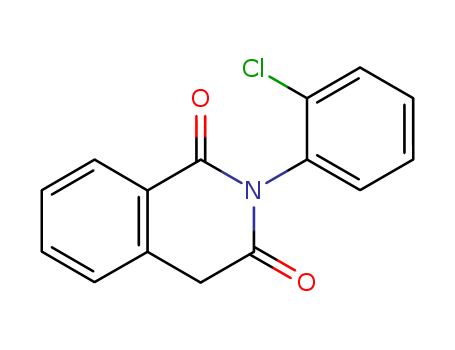 Molecular Structure of 106110-71-8 (1,3(2H,4H)-Isoquinolinedione, 2-(2-chlorophenyl)-)