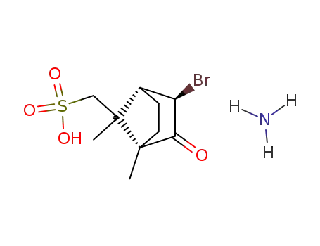 Molecular Structure of 55870-50-3 (Ammonium (-)-3-bromo-8-camphorsulfonate)