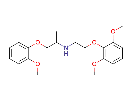 N-[2-(2,6-dimethoxyphenoxy)ethyl]-N-[2-(2-methoxyphenoxy)-1-methylethyl]amine