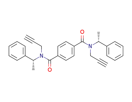 Molecular Structure of 808770-46-9 (<i>N</i>,<i>N</i>'-bis-(1-phenyl-ethyl)-<i>N</i>,<i>N</i>'-di-prop-2-ynyl-terephthalamide)