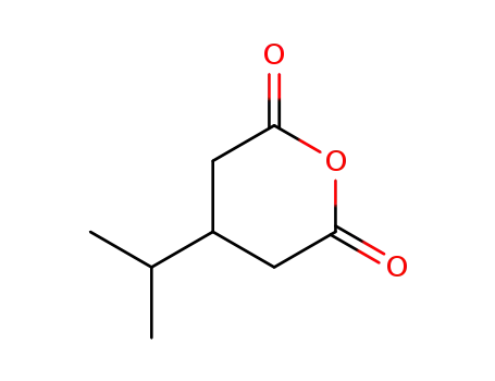 Molecular Structure of 4160-81-0 (2H-Pyran-2,6(3H)-dione, dihydro-4-(1-methylethyl)-)