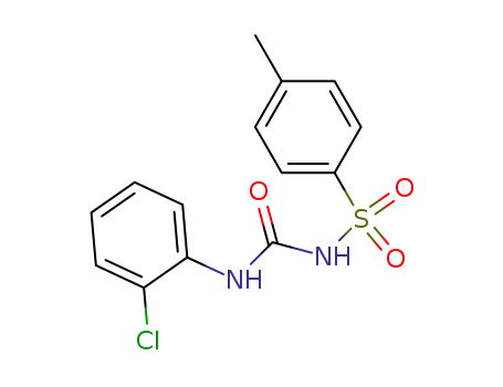 Molecular Structure of 53855-79-1 (1-(2-Chlorophenyl)-3-(4-methylphenyl)-sulfonylurea)