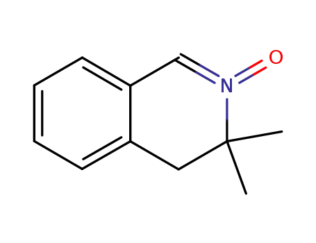 Molecular Structure of 148671-62-9 (3,3-Dimethyl-3,4-dihydroisoquinoline N-oxide)