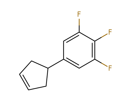Molecular Structure of 599204-63-4 (Benzene, 5-(3-cyclopenten-1-yl)-1,2,3-trifluoro-)