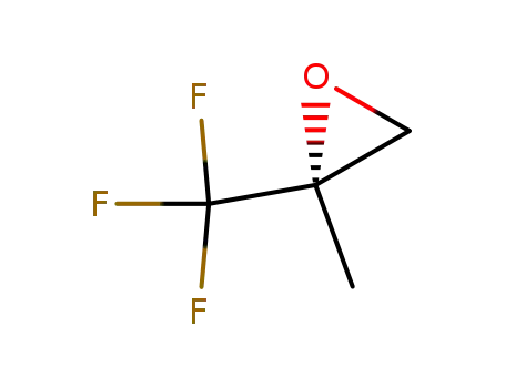 Molecular Structure of 400838-83-7 (Oxirane, 2-methyl-2-(trifluoromethyl)-, (2S)-)