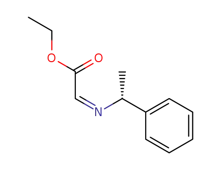 Molecular Structure of 851389-20-3 (<(R)-(1-phenylethyl)imino>acetic acid ethyl ester)