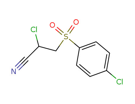 Propanenitrile,2-chloro-3-[(4-chlorophenyl)sulfonyl]-