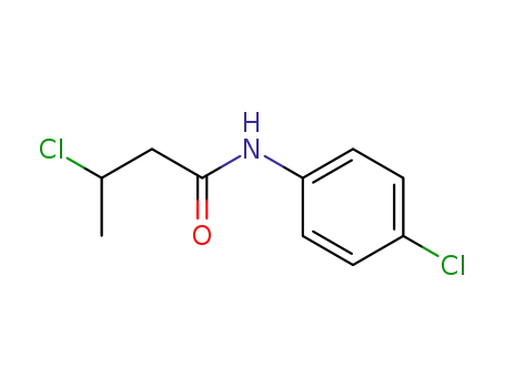 Molecular Structure of 307335-67-7 (3-chloro-butyric acid-(4-chloro-anilide))
