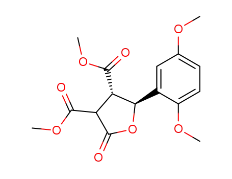 dihydro-5-(2,5-dimethoxyphenyl)-3,4-di(carboxymethyl)-2(3H)-furanone
