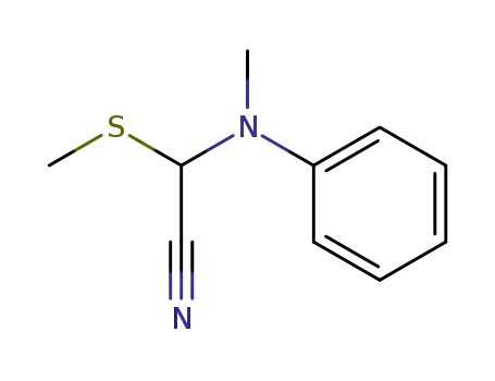 Acetonitrile, (methylphenylamino)(methylthio)-