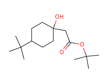 13278-12-1,Cyclohexaneacetic acid, 4-tert-butyl-1-hydroxy-, tert-butyl ester,Cyclohexaneaceticacid, 4-tert-butyl-1-hydroxy-, tert-butyl ester (8CI)