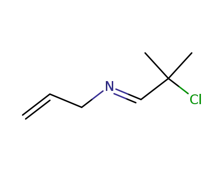 Molecular Structure of 128970-52-5 (2-Propen-1-amine, N-(2-chloro-2-methylpropylidene)-)