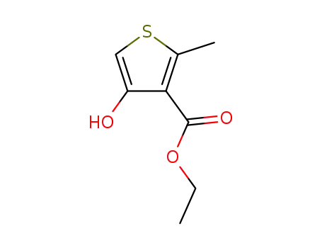 Molecular Structure of 2158-82-9 (4-Hydroxy-2-methyl-3-thiophenecarboxylic acid ethyl ester)