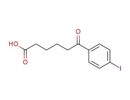 Molecular Structure of 854658-73-4 (6-(4-IODOPHENYL)-6-OXOHEXANOIC ACID)